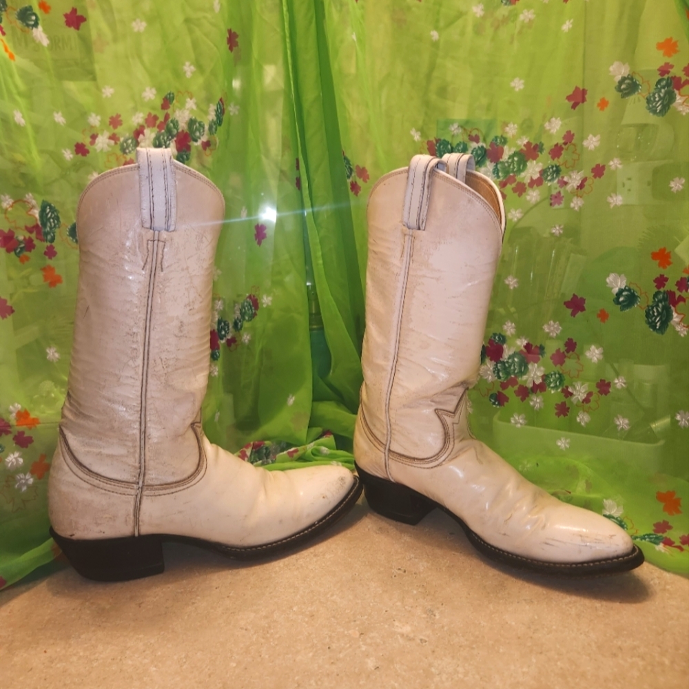 White Cowboy Boots